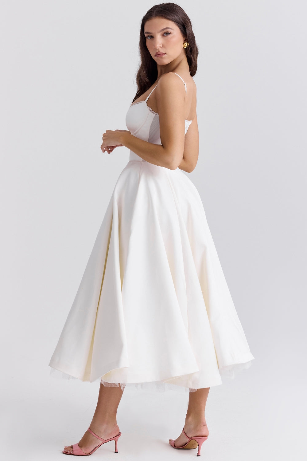 Cindy Tulle Midi Dress