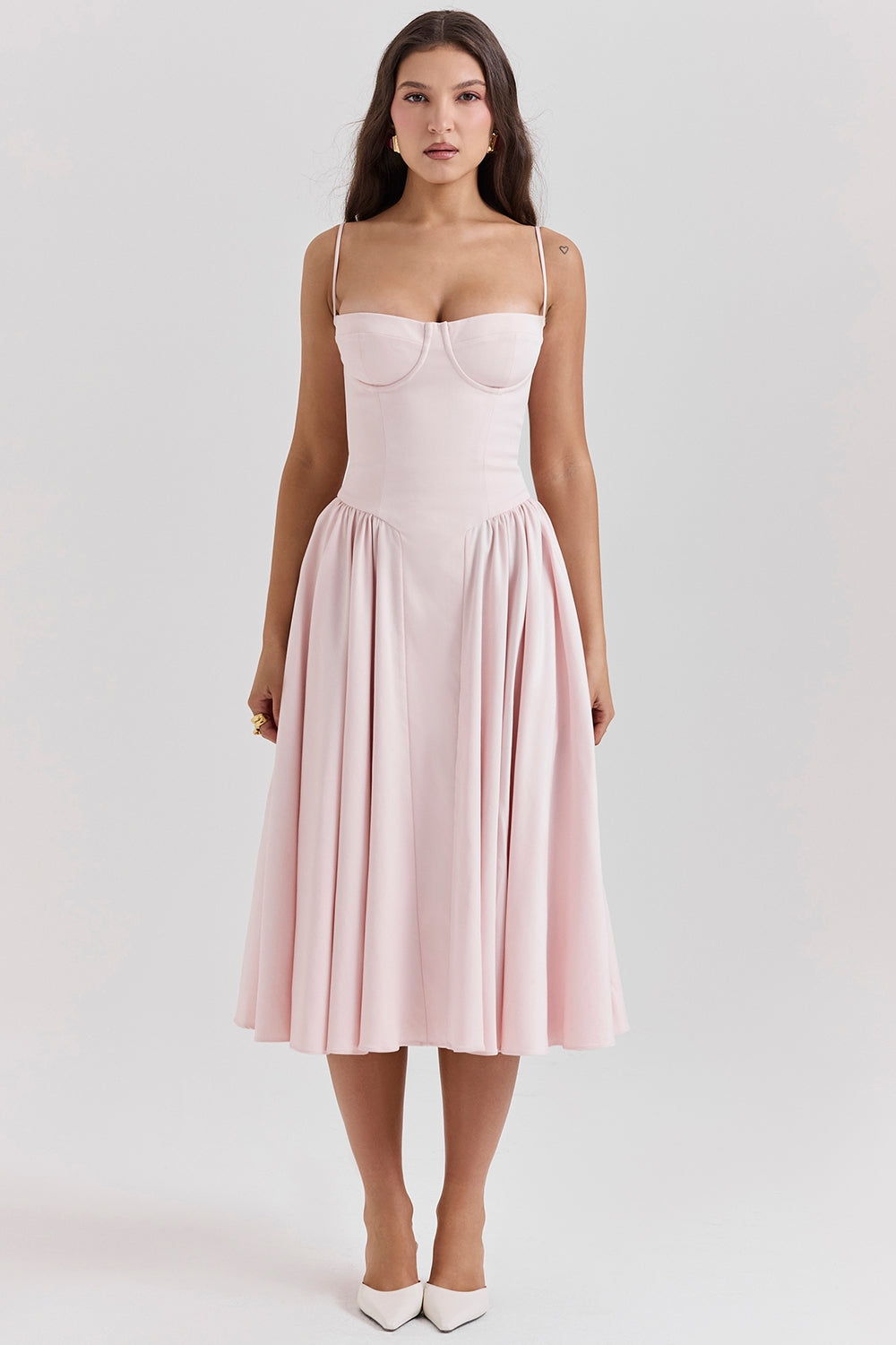 Celine Corset Midi Dress