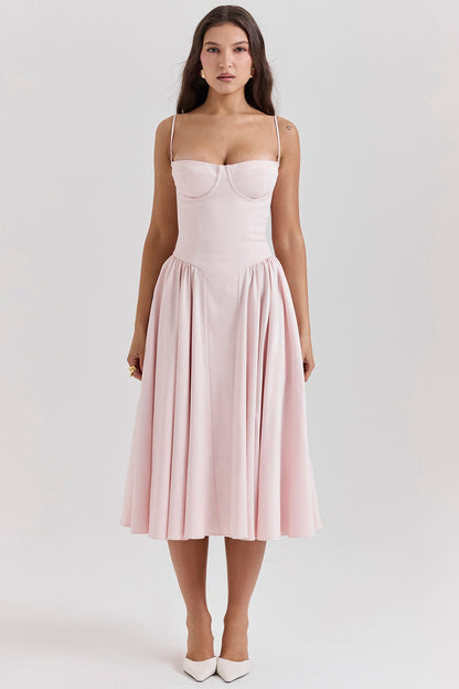 Celine Corset Midi Dress